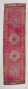Rug For Hallway Pink Vintage Runner Rug, 88x334Cm