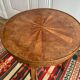 Table d'appoint, guéridon en marqueterie de bois