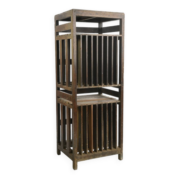 Solid wood filing cabinet