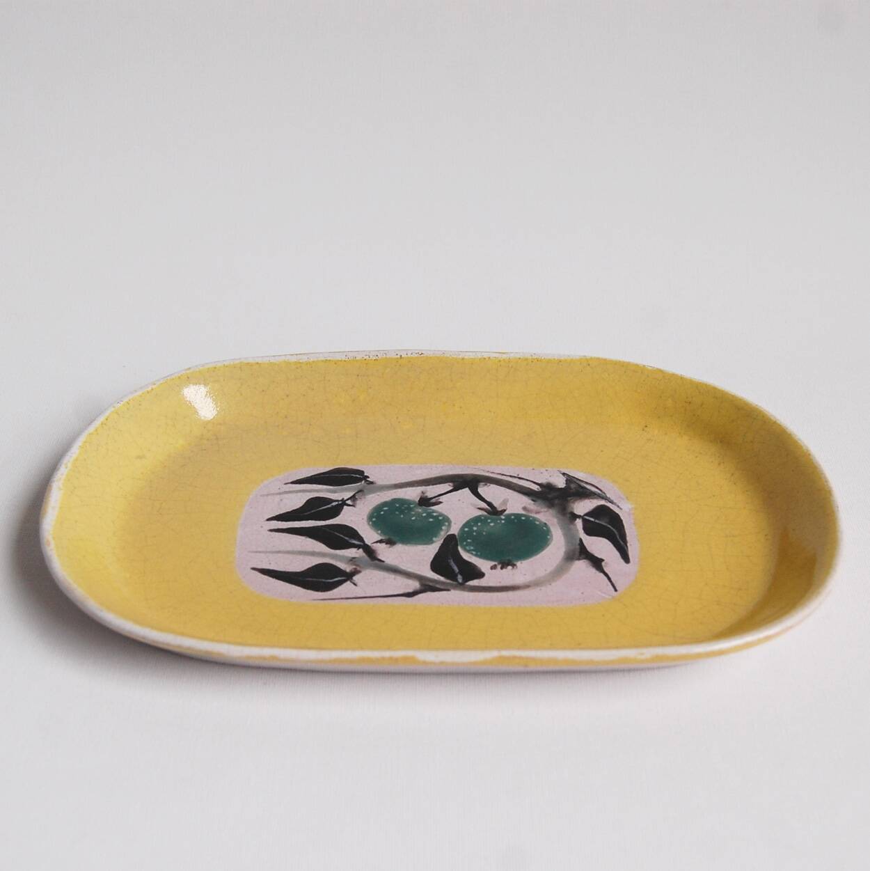 Plat ou vide-poche décoratif vintage - Dour - Roger Somville