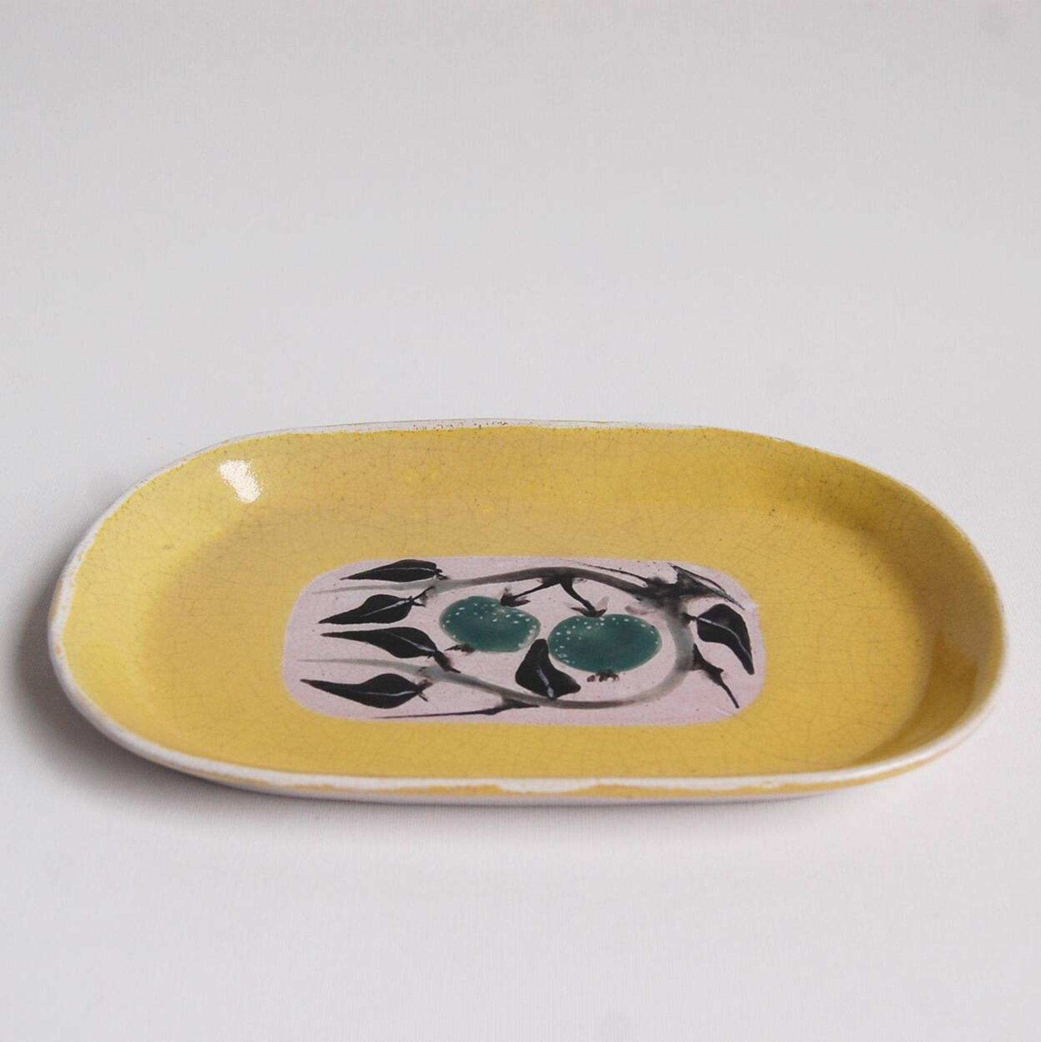 Plat ou vide-poche décoratif vintage - Dour - Roger Somville