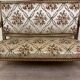 Louis XVI Style Bench In Golden Wood, mid-19th century