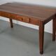 Rustic dining table in fruitwood from the early 20th century