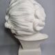 Bust of a young woman by Salvatore Melani, Art Deco style, 48 cm