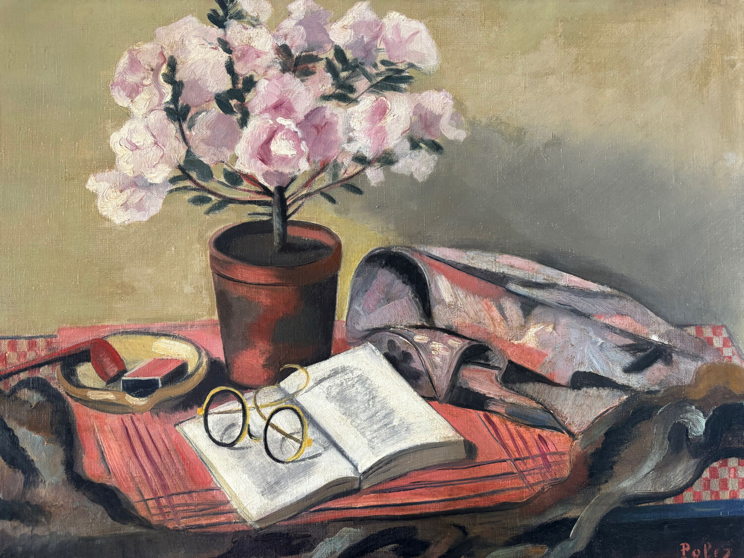Still life signed Polez