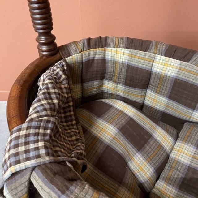 Berceau à bascule en bois 19ème