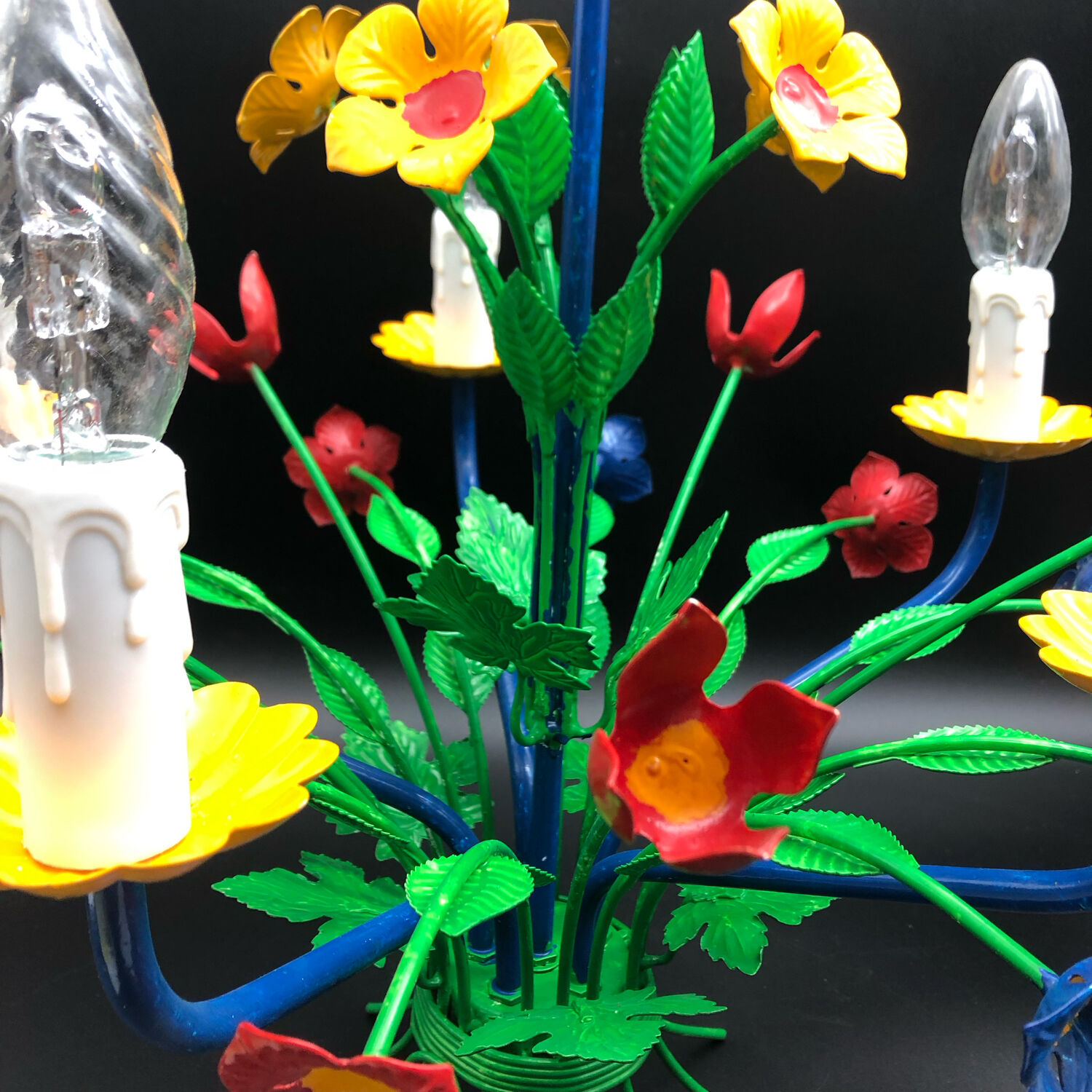 Vintage floral chandelier