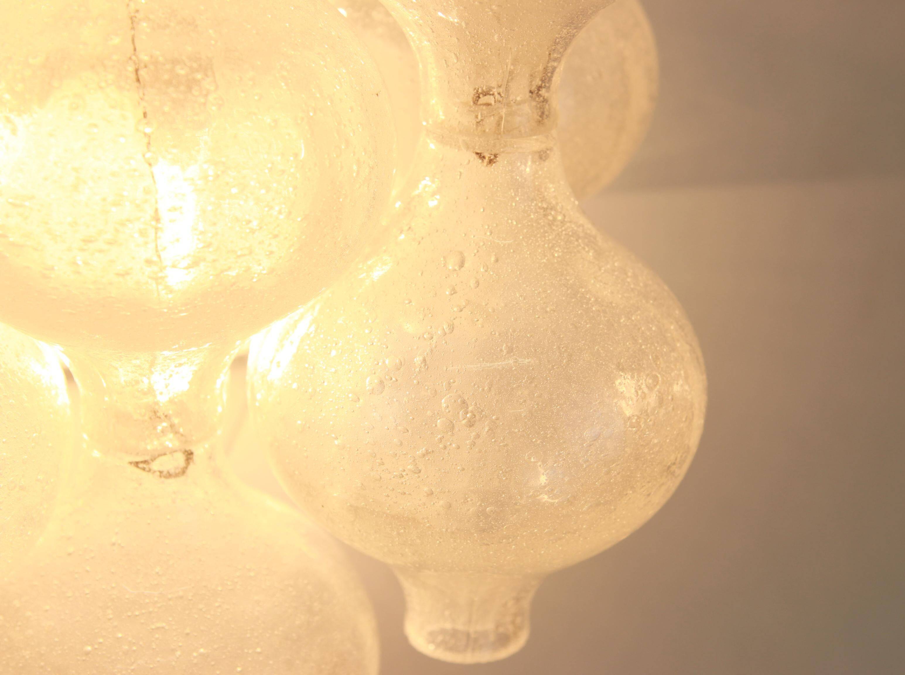 Pairs of large wall sconces 'Tulipan' Kalmar, Austria, 1970s