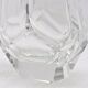 Vase en verre multi facettes