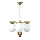 Vintage italian golden angel chandelier
