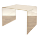 1970s plexiglass side table by David Lange