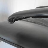 Office armchair in leather by Jean Louis Berthet pure Mobilier International, 80s