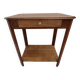 Chic 1930s Art Deco wooden pedestal table
