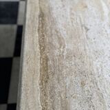 Table basse vintage en travertin