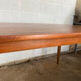 Scandinavian table in teak and rosewood vintage 60s