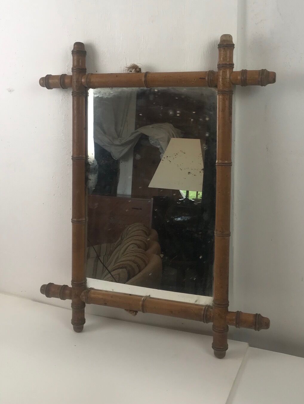 Bamboo mirror 50x62cm
