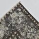 Tapis persan floral vert clair et marron