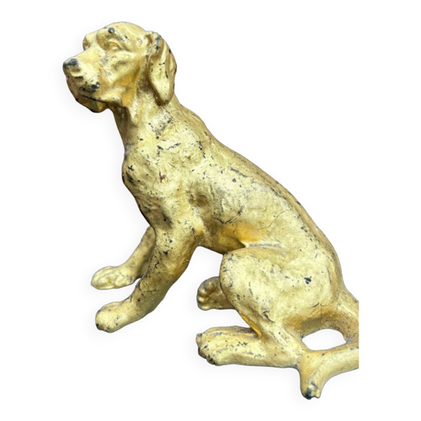 Chenet cheminée chiens XIXème