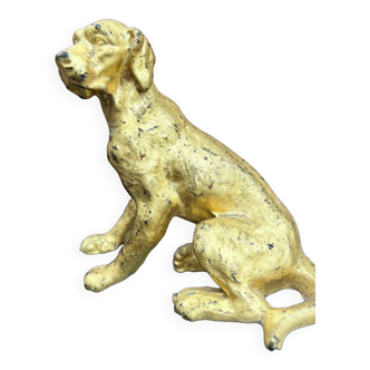 19th century dog fireplace andiron