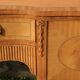 English-made enfilade in Louis XVI style with light wood veneers.