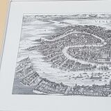 Map map of Venice and its lagoon