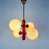 Red suspension by Kaiser, Germany, 60s