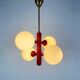 Red suspension by Kaiser, Germany, 60s