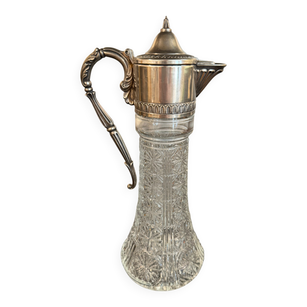 Carafe vintage en métal argenté Raimond Italy