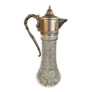 Carafe vintage en métal argenté Raimond Italy