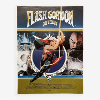 Affiche cinéma originale "Flash Gordon" Guy l'Eclair