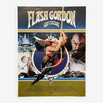 Original cinema poster "Flash Gordon" Guy the Lightning