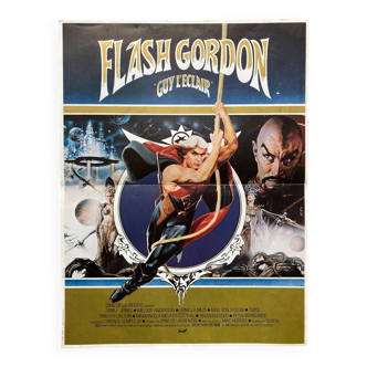 Affiche cinéma originale "Flash Gordon" Guy l'Eclair