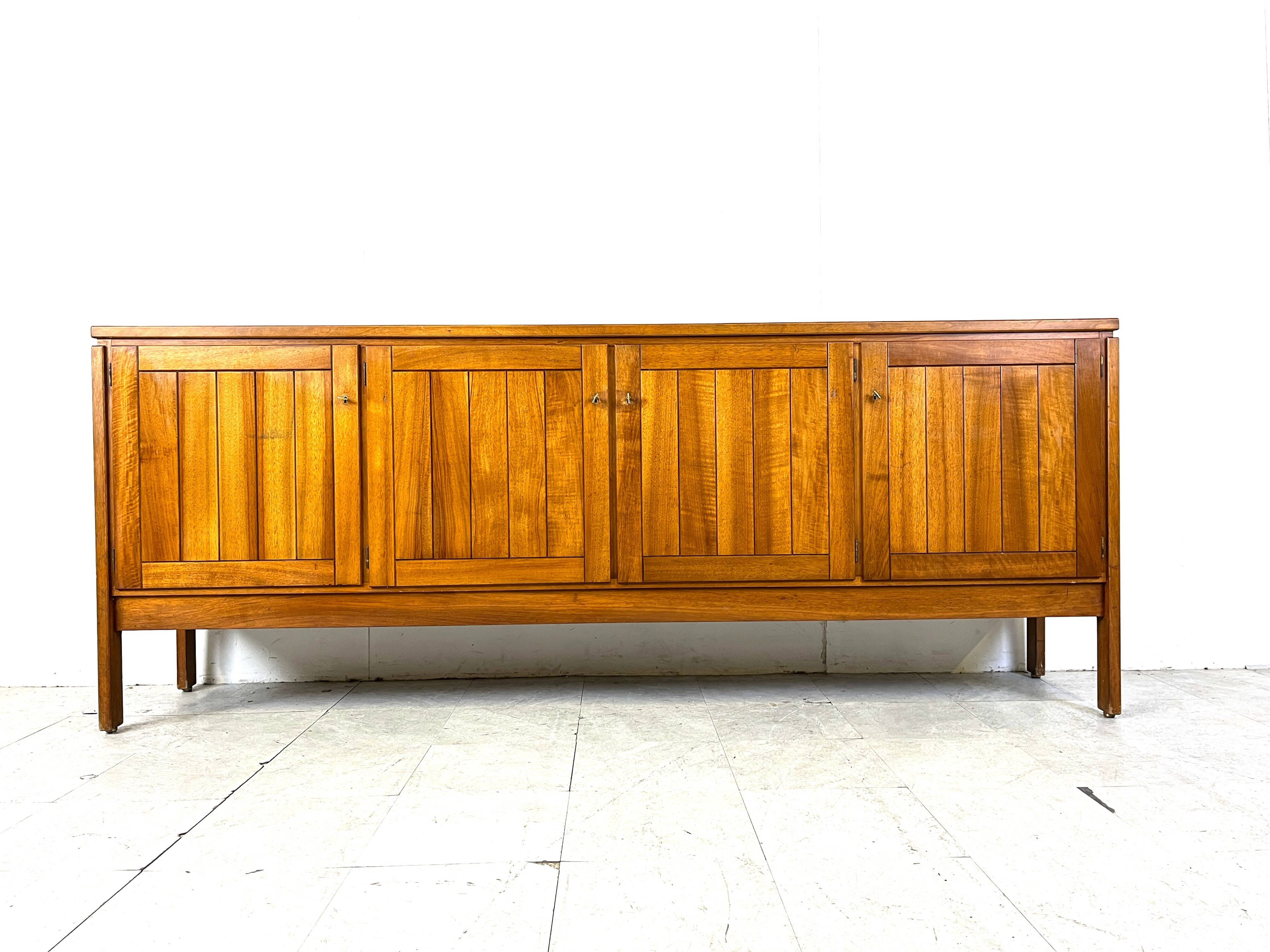 Vintage oak sideboard by Van Den Berghe Pauvers, 1970s