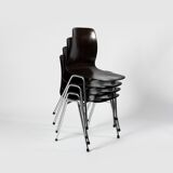 Set of 4 Galvanitas S26 chairs, 1960s