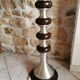 Space Age brushed aluminum floor lamp