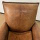 Leather club chair