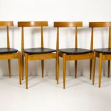 Set of Four Mid-Century Chairs by Alan Fuchs for ULUV, Krásná Jizba, 1965