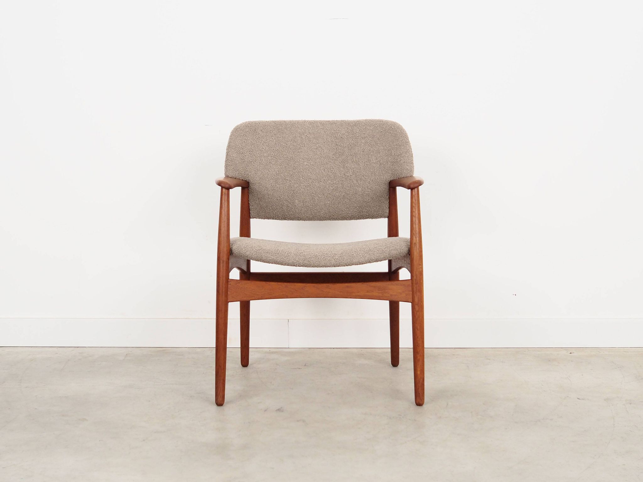 Oak armchair, Danish design, 1960s, designer: Ejner Larsen & Aksel Bender Madsen, production: Fritz