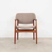 Oak armchair, Danish design, 1960s, designer: Ejner Larsen & Aksel Bender Madsen, production: Fritz