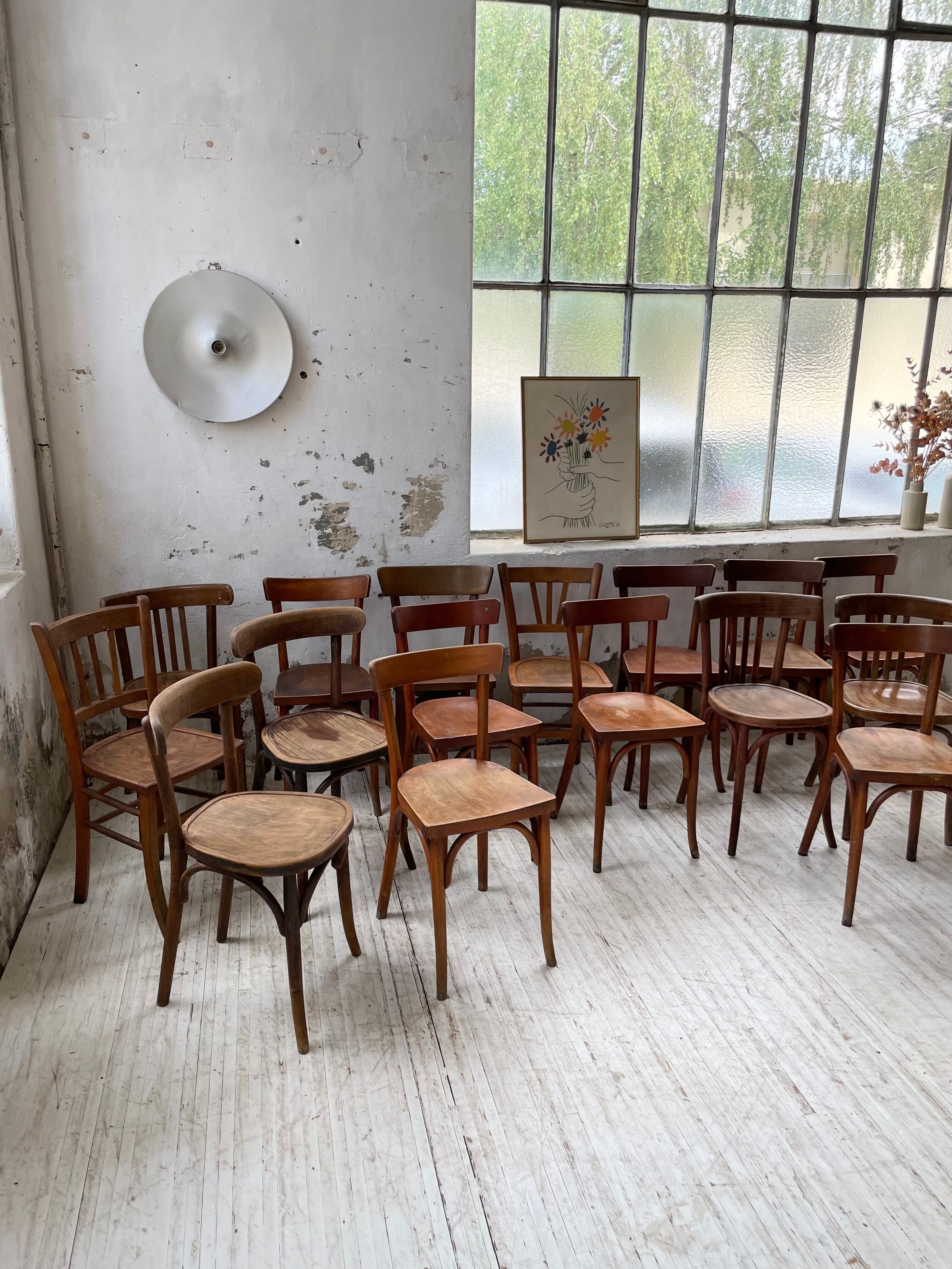 16 Baumann bistro chairs