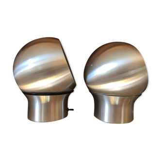 Pair of Scandinavian wall lamps Hemi Klot
