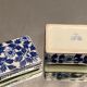 Rectangular Asian porcelain pillbox