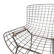 Suite de 4 Chaises "Wire" — Harry Bertoia pour Knoll (Rilsan Noir)