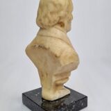 Wax bust of composer Frédéric Chopin, 16 cm