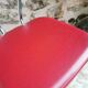Vintage 60s chair in red leatherette