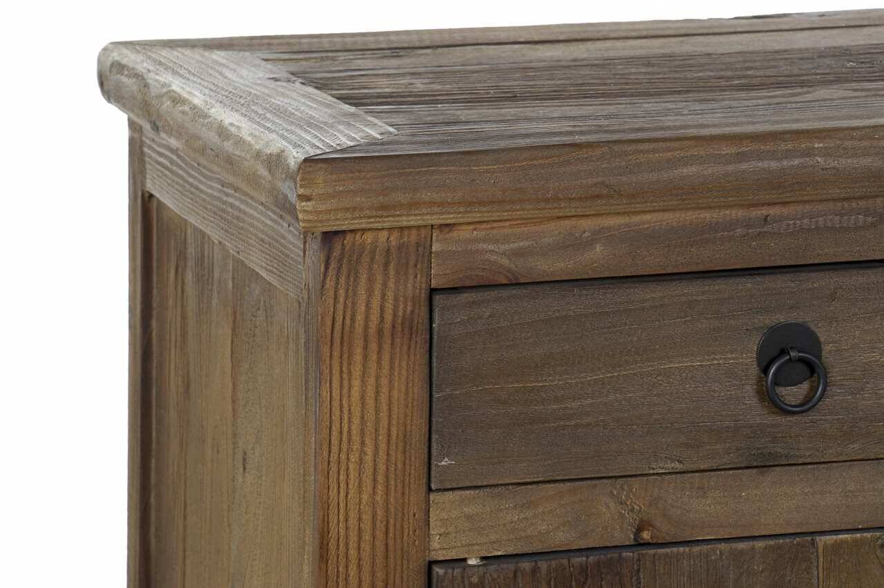 Commode orme 190x50x80 vieilli marron    etat neuf