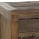 Commode orme 190x50x80 vieilli marron    etat neuf