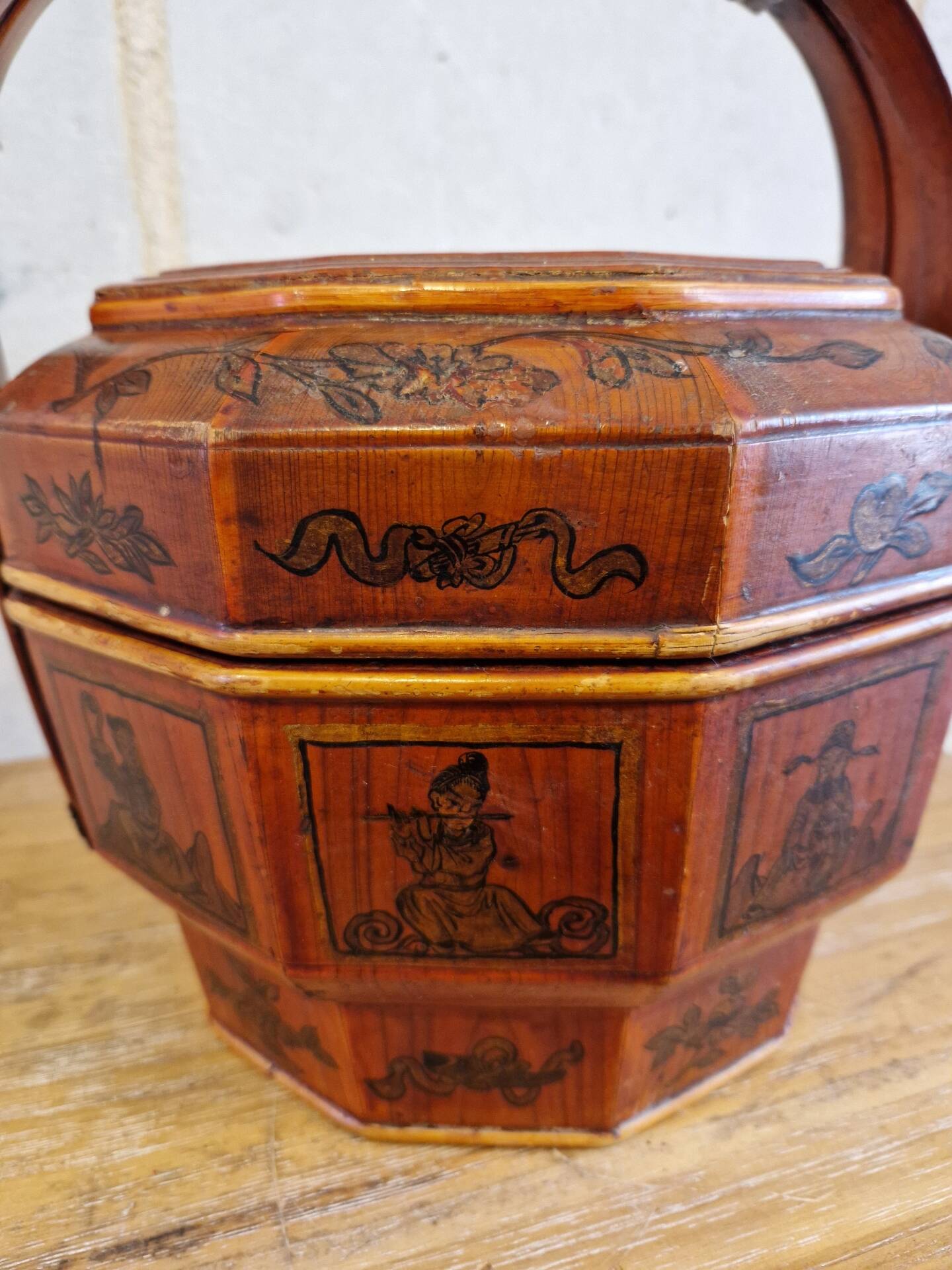 Ancien Panier De Mariage Chine 19ème