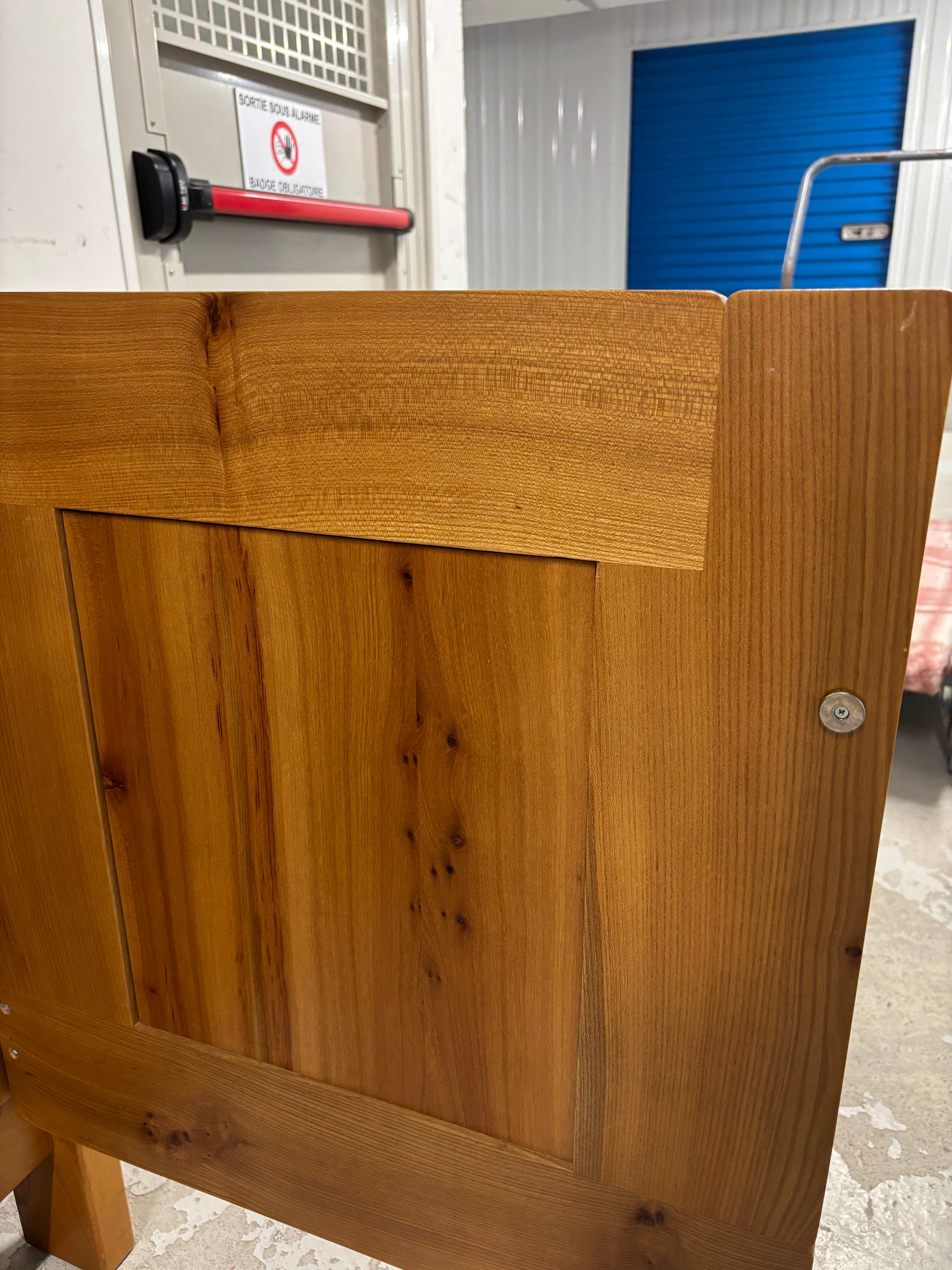 1970s vintage solid wood sideboard – modernist design