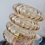 New electrified golden glass pendant lamp